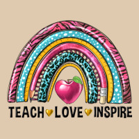 Rainbow Teach Love Inspire Heavyweight Sweatshirt | Teevron