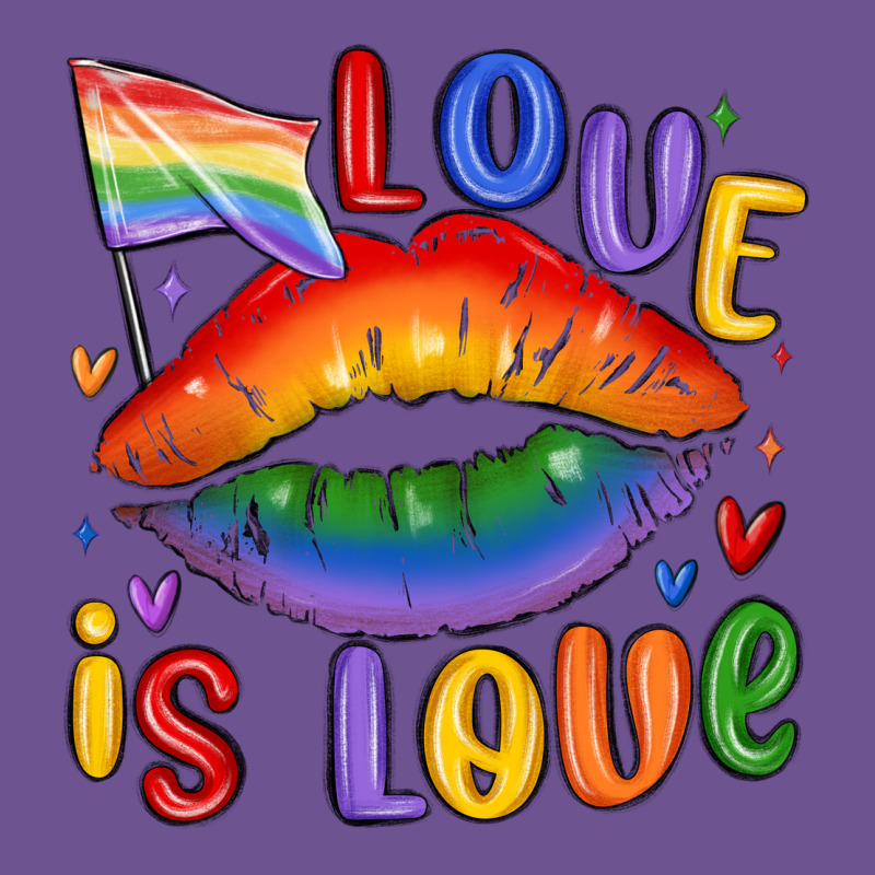 Love Is Love Lips Vintage Tee by MaliasSmallBusiness | Teevron