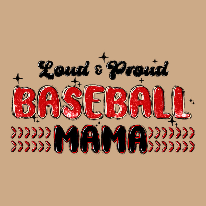 Loud And Proud Baseball Mama Vintage Hoodie by MaliasSmallBusiness | Teevron