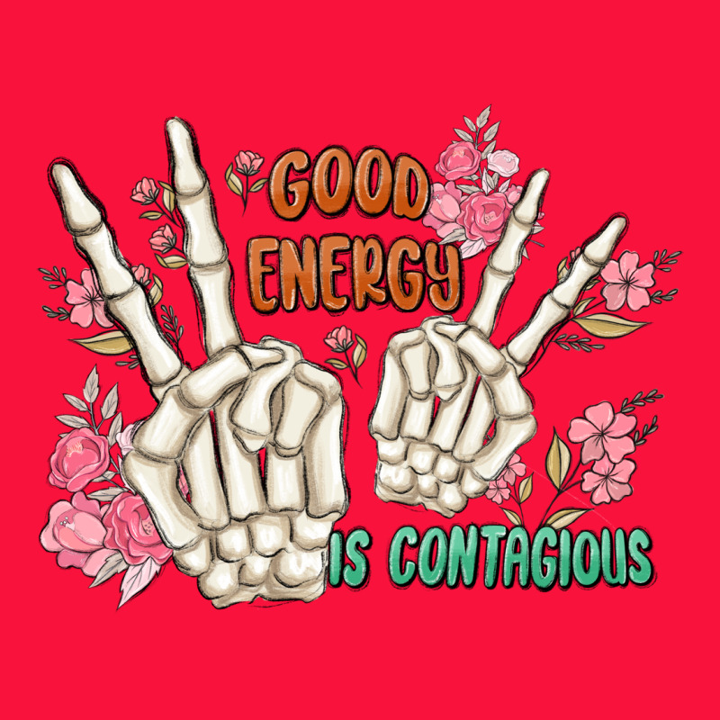 Good Energy Is Contagious Classic Tee by MaliasSmallBusiness | Teevron