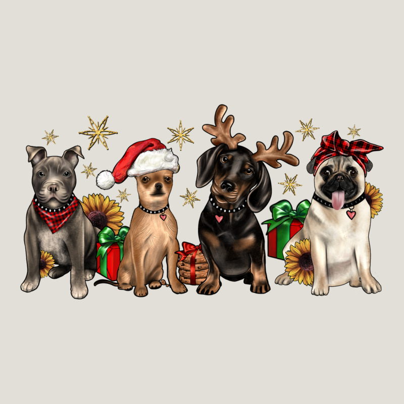 Christmas Chihuahua Pitbull Pug Dachshund Heavy Core Tee by JahusDesignShop | Teevron