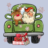 Christmas Santa And Reindeer Truck Long Sleeve Tee | Teevron