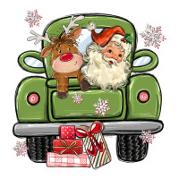 christmas santa and reindeer truck | Teevron