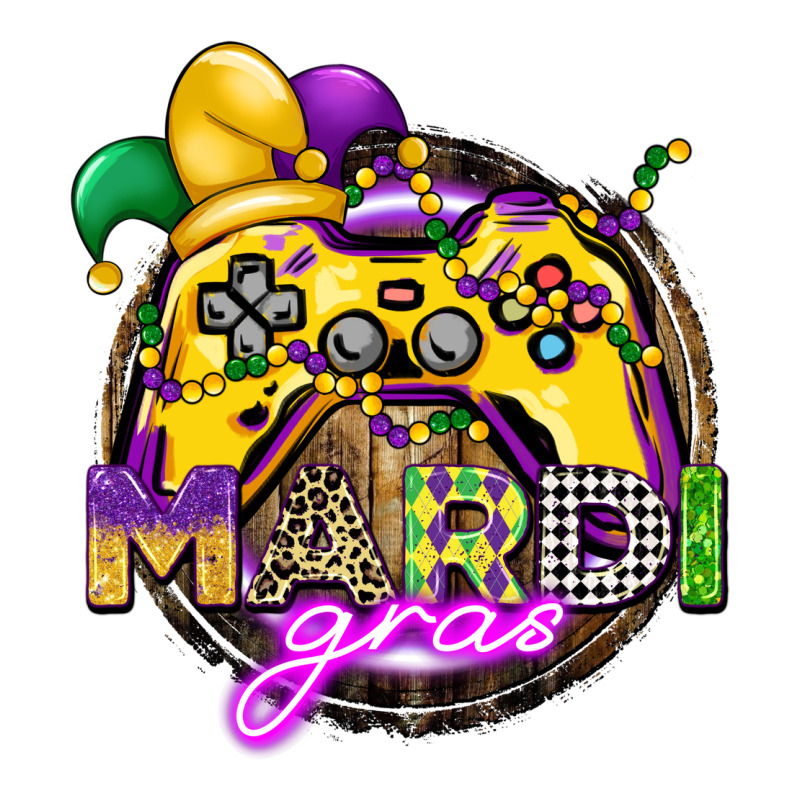 Mardi Gras Gamer Premium Hoodie by CowGirlArtShop | Teevron