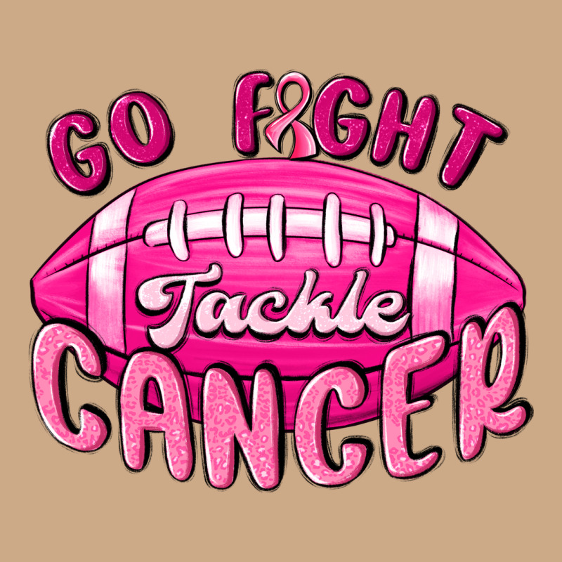 Go Fight Tackle Cancer Vintage Hoodie by MaliasSmallBusiness | Teevron
