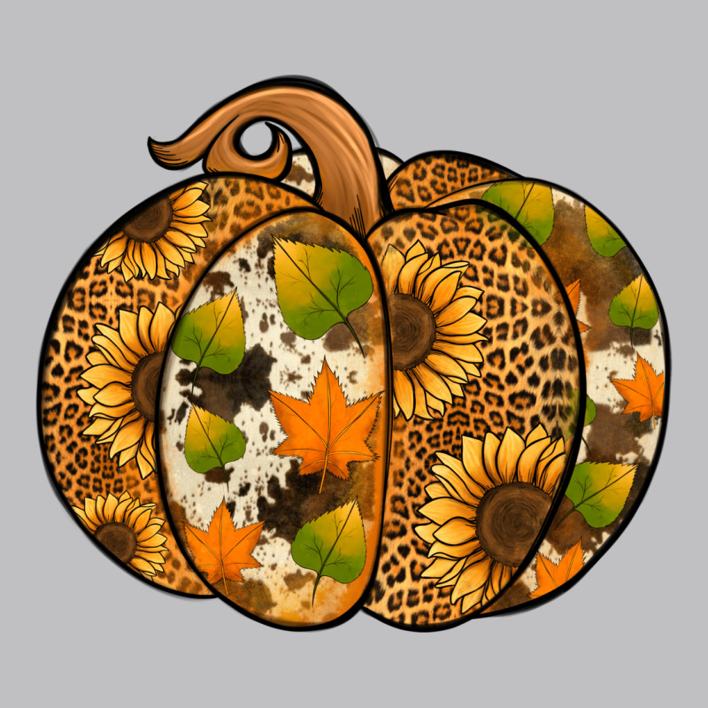 Leopard Cowhide Sunflower Pumpkin Classic Tee by NancyCooperArtShop | Teevron