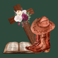 Boots With Bible And Cross Zipper Hoodie | Teevron