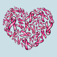 Breast Cancer Ribbon Heart Ladies Tee | Teevron