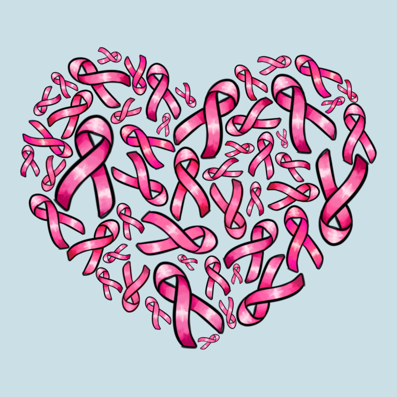 Breast Cancer Ribbon Heart Ladies Tee by AdoDesignShop | Teevron