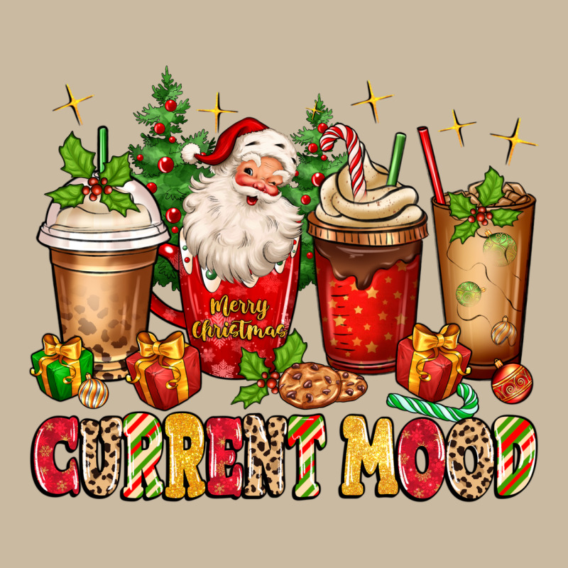 Christmas Santa Coffee Cups Current Mood Long Sleeve Tee by MaliasSmallBusiness | Teevron