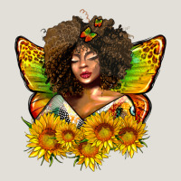 Butterfly Afro Woman Juneteenth Heavy Core Tee | Teevron