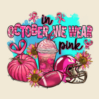 In October We Wear Pink American Football Ladies Tee | Teevron