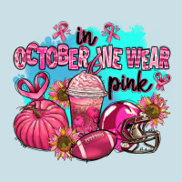 In October We Wear Pink American Football Ladies Tee | Teevron