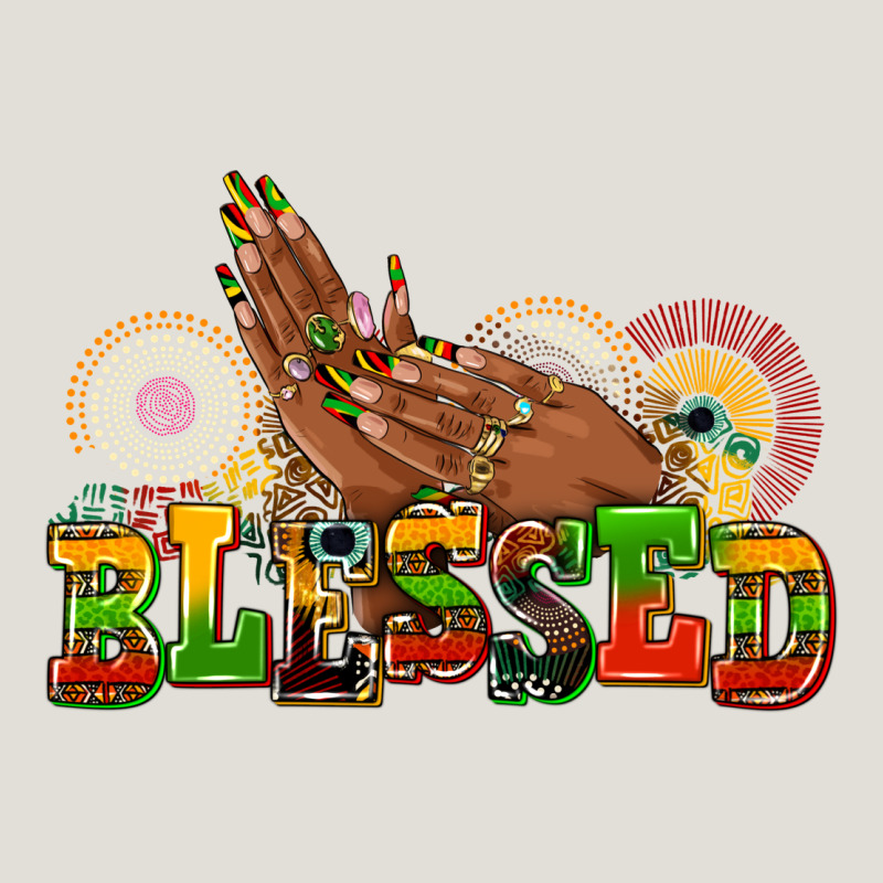 Blessed Afro Woman Hands Heavy Core Tee by AdoDesignShop | Teevron