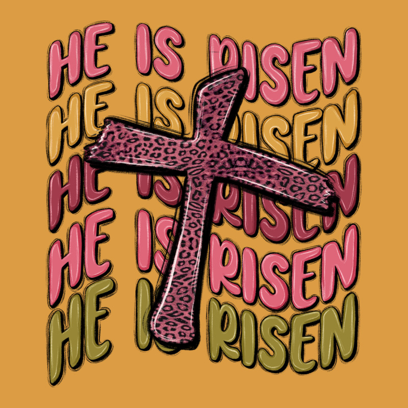 He Is Risen Urban Heavy Tee by MaliasSmallBusiness | Teevron