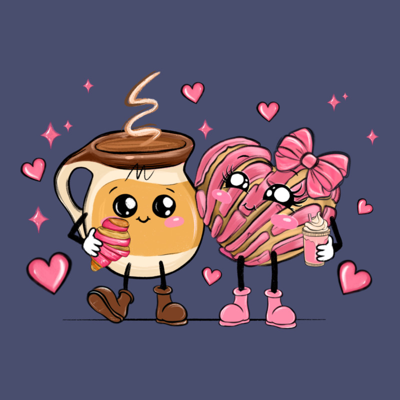 Valentines  Day Conchas And Cafecito Vintage Tee by MaliasSmallBusiness | Teevron