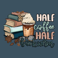 Half Coffee Half Bookworm Urban Heavy Tee | Teevron
