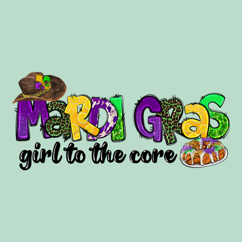Mardi Gras Girl To The Core Premium Hoodie by CowGirlArtShop | Teevron