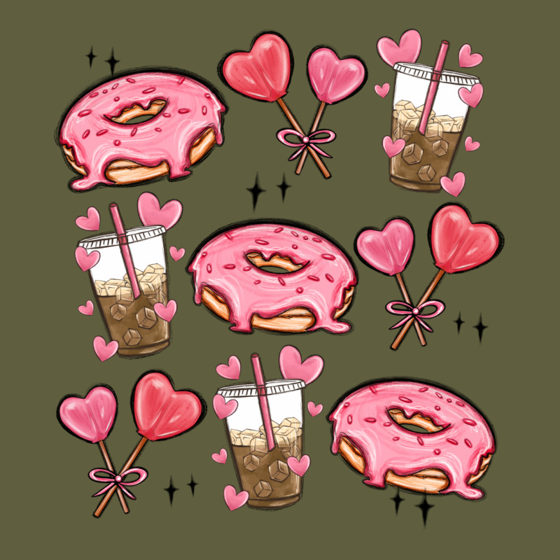 Valentines Day Doodles Vintage Tee by MaliasSmallBusiness | Teevron