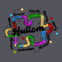 Autism Teacher Pencil Vintage Hoodie | Teevron