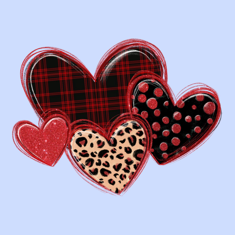 Leopard Hearts Urban Heavy Tee by MaliasSmallBusiness | Teevron