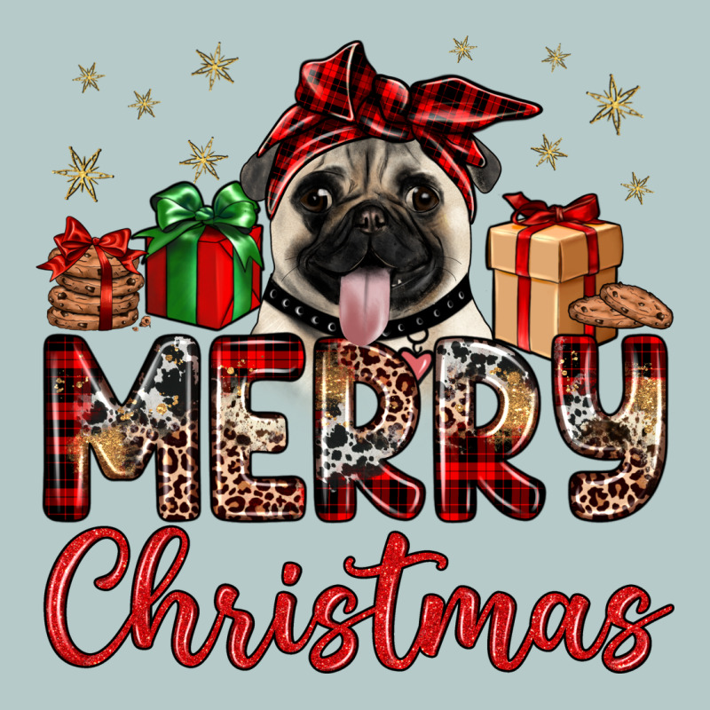 Merry Christmas Pug Heavy Core Tee by JahusDesignShop | Teevron