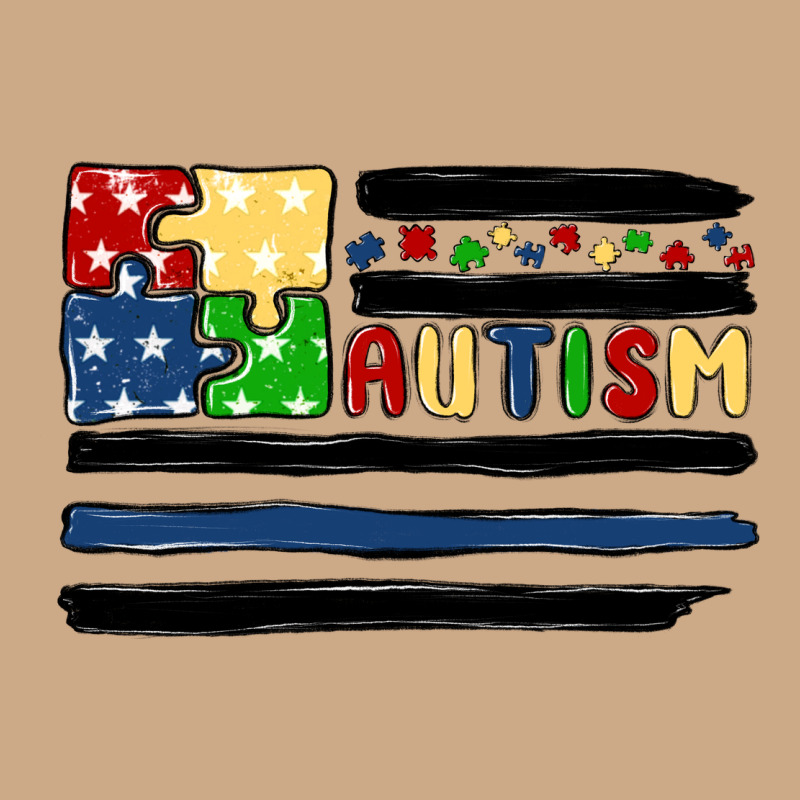 Autism Usa Flag Vintage Hoodie by MaliasSmallBusiness | Teevron