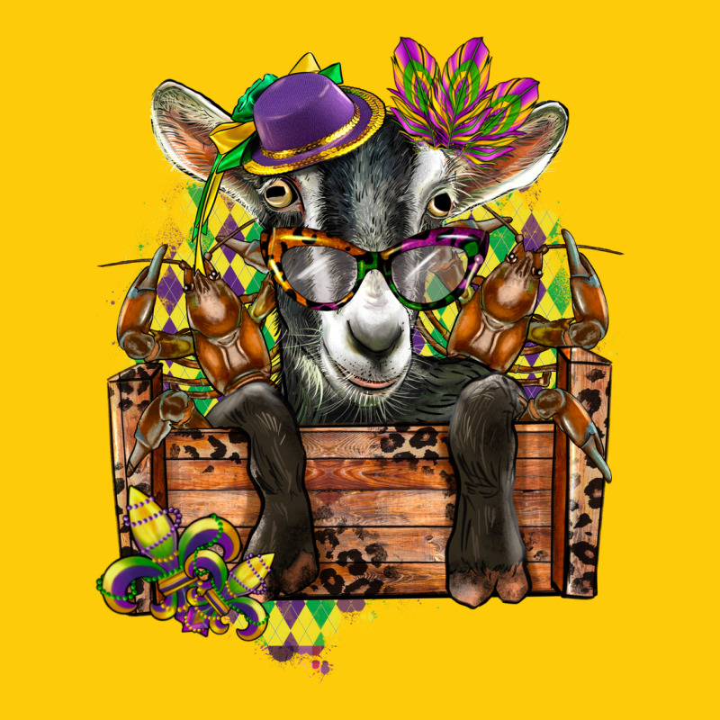 Mardi Gras Goat Premium Hoodie by CowGirlArtShop | Teevron