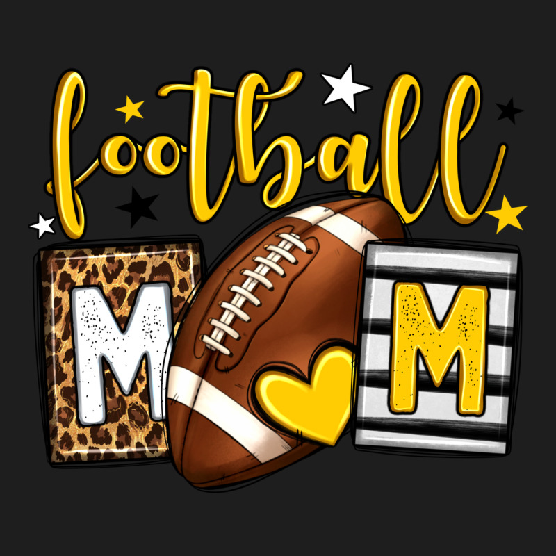 Football Mom Yellow Team Color Heavyweight Hoodie by HowdyJamesFarm | Teevron
