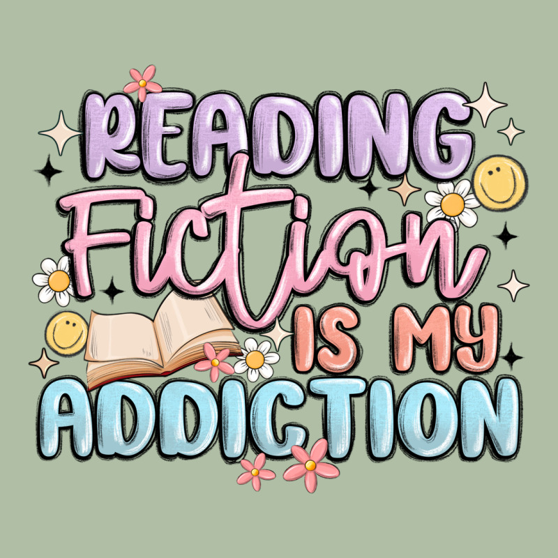 Reading Fiction Is My Addiction Urban Heavy Tee by MaliasSmallBusiness | Teevron