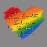 Kindness Equality Peace Love Inclusion Diversity H Vintage Tee | Teevron