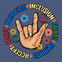 Advocate Inclusion Equity Equality Accept Adapt Vintage Hoodie | Teevron