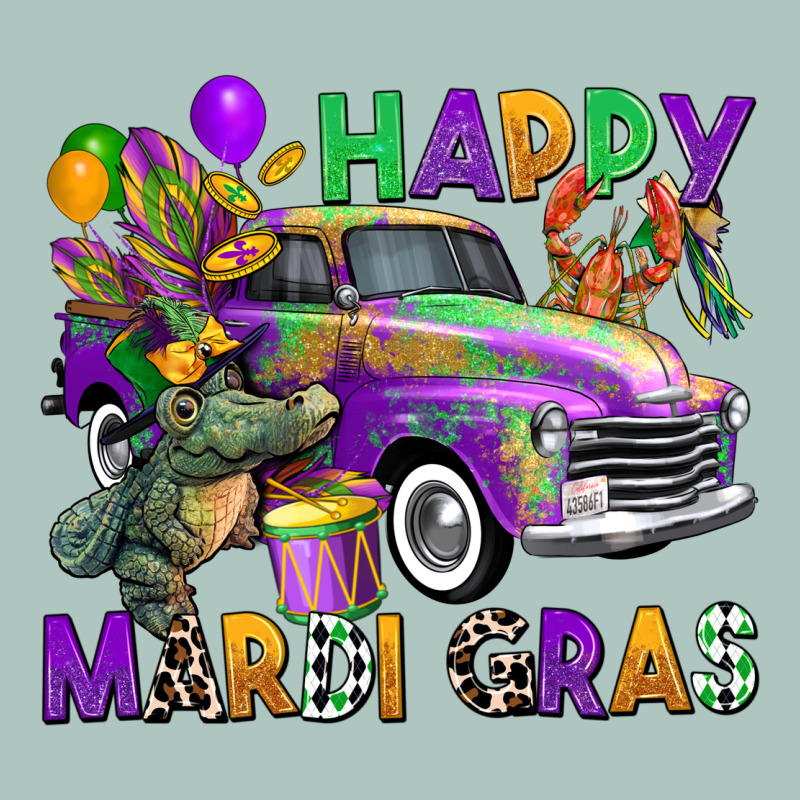 Happy Mardi Gras Truck Premium Sweatshirt by CowGirlArtShop | Teevron