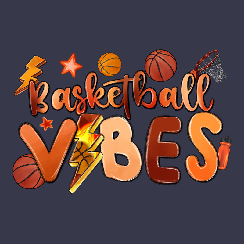Basketball Vibes Long Sleeve Tee by MaliasSmallBusiness | Teevron