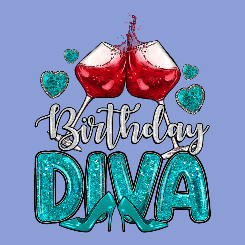 Birthday Diva Turquoise Long Sleeve Tee by MaliasSmallBusiness | Teevron