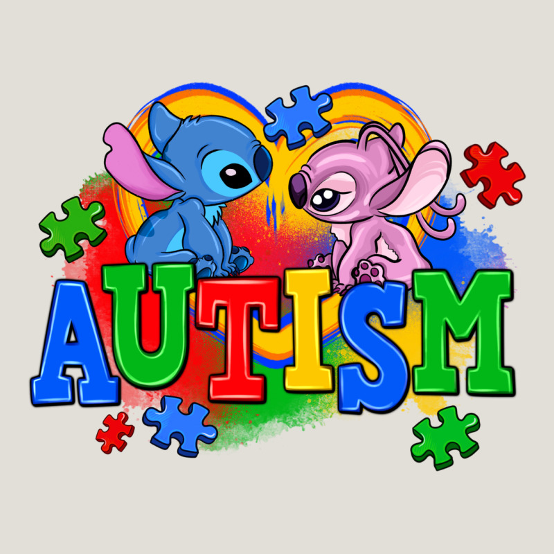 Autism Stitch With Lilo Heavy Core Tee by AdoDesignShop | Teevron