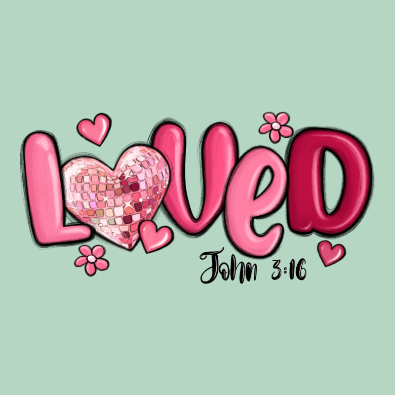 Valentine's Day Loved John 3 16 Classic Tee by MaliasSmallBusiness | Teevron