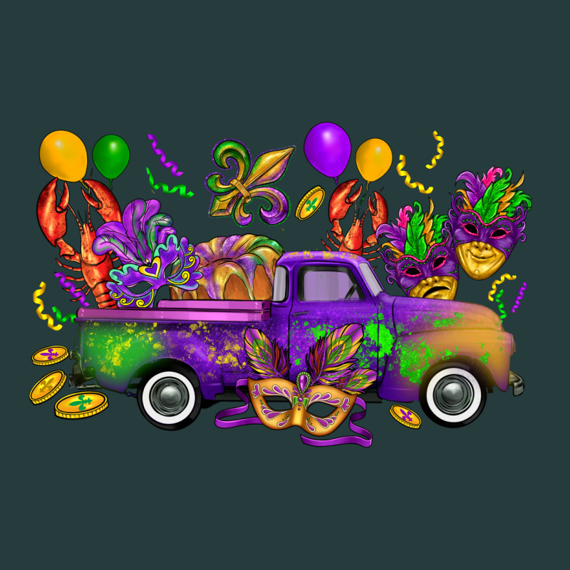 Mardi Gras Truck Premium Hoodie by CowGirlArtShop | Teevron