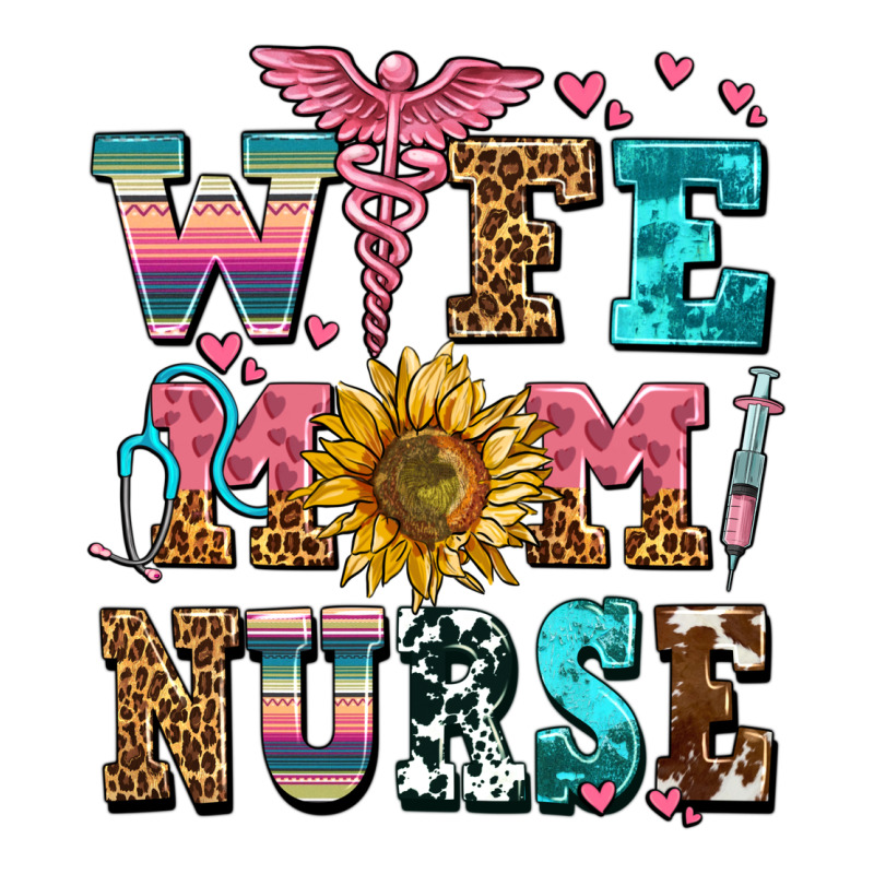 Wife Mom Nurse Premium Tee by AdoDesignShop | Teevron