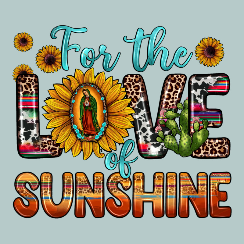 For The Love Of Sunshine Sunflower Our Lady Of Guadalupe Heavy Core Tee by JahusDesignShop | Teevron