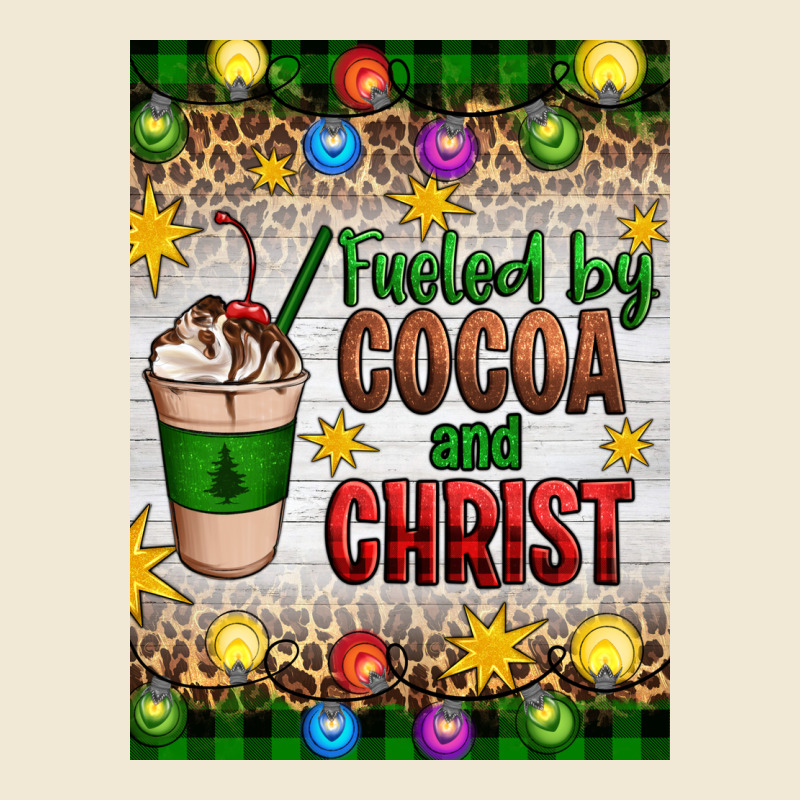 Christmas Fueled By Cocoa And Christ Premium Tee by Artiststas | Teevron