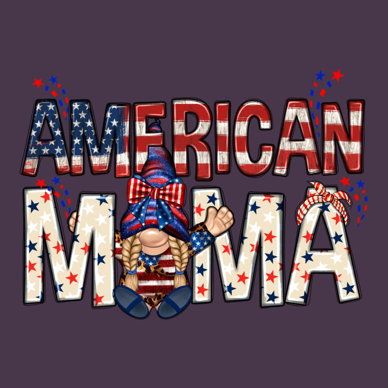 American Mama With Gnome Mother's Day Heavyweight Hoodie by HowdyJamesFarm | Teevron