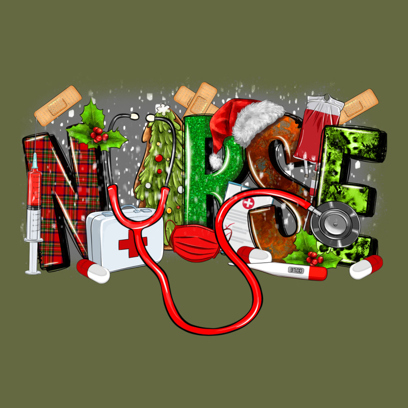 Nurse Christmas Long Sleeve Tee by MaliasSmallBusiness | Teevron