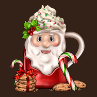 Santa Coffee Heavy Core Tee | Teevron