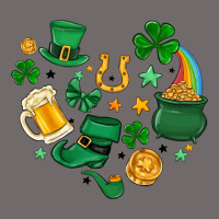 St. Patrick Heart Doodle Urban Heavy Tee | Teevron