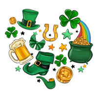 st. patrick heart doodle | Teevron