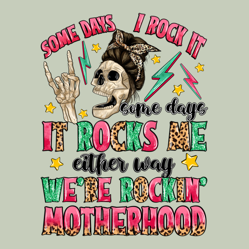 Some Days I Rock It Some Days It Rocks Me Long Sleeve Tee by MaliasSmallBusiness | Teevron