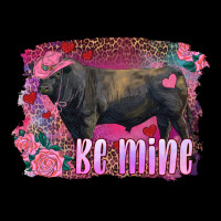 Be Mine Black Angus Bull Ladies Tee | Teevron
