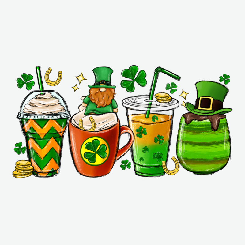 St. Patricks Day Coffee Cups Urban Heavy Tee by MaliasSmallBusiness | Teevron