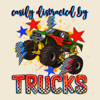Easily Distracted By Trucks Ladies Tee | Teevron